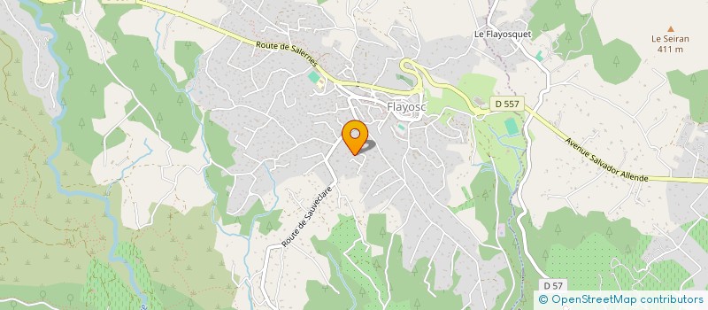 localisation de l'entreprise MADAME NATHALIE HUARD  FLAYOSC