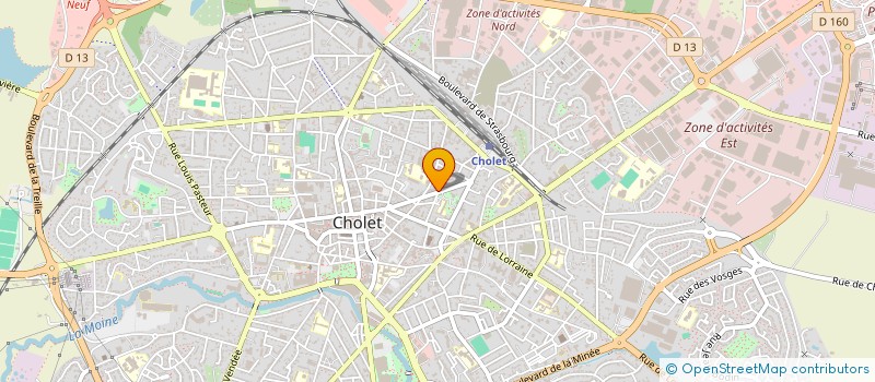 localisation de l'entreprise MADAME NATHALIE HUBERT à CHOLET
