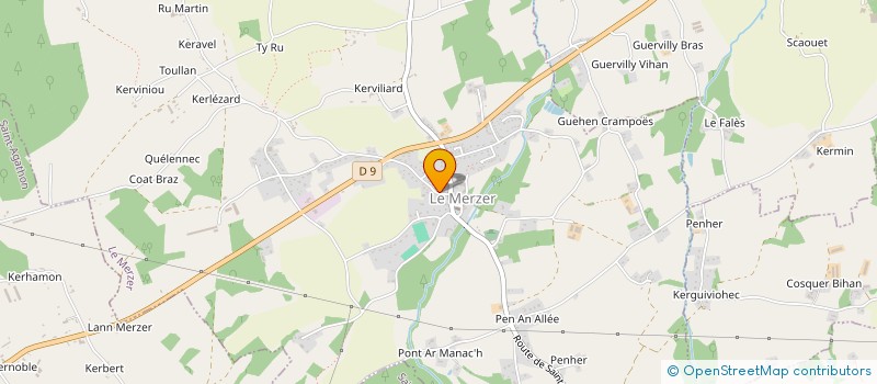 localisation de l'entreprise MADAME NATHALIE HUDE  LE MERZER