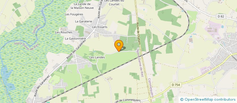 localisation de l'entreprise MADAME NATHALIE HUET  NOTRE-DAME-DE-RIEZ