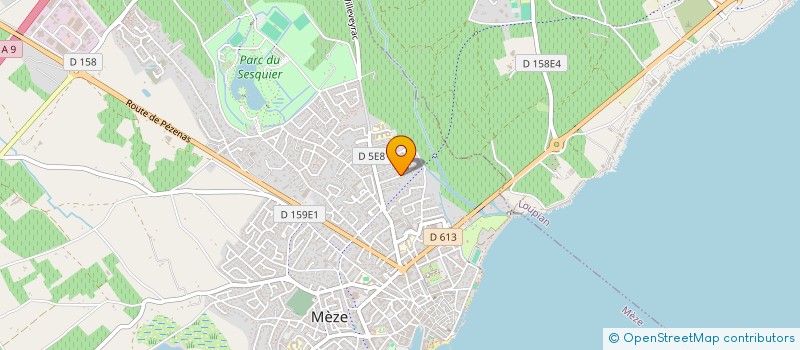 localisation de l'entreprise MADAME NATHALIE HUET à MEZE
