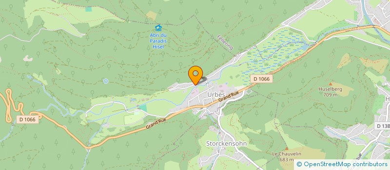 localisation de l'entreprise MADAME NATHALIE HUG  URBES