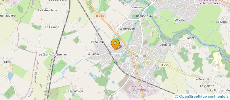 localisation de l'entreprise MADAME NATHALIE HUGRON à CUGAND