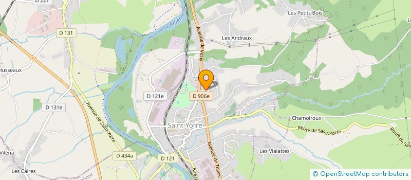 localisation de l'entreprise MADAME NATHALIE HUGUES à BELLERIVE-SUR-ALLIER