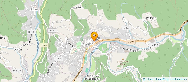 localisation de l'entreprise MADAME NATHALIE HUSDENS  LE VIGAN