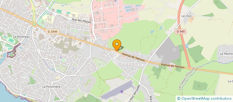 localisation de l'entreprise MADAME NATHALIE HUTIN  TALMONT-SAINT-HILAIRE