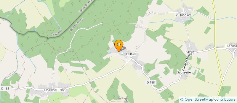 localisation de l'entreprise MADAME NATHALIE IBRELISE GELLENS  HARAVILLIERS