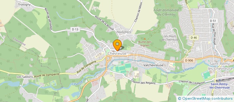 localisation de l'entreprise MADAME NATHALIE IGNASIAK  CHEVREUSE