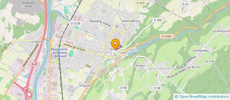 localisation de l'entreprise MADAME NATHALIE IHLER  PONTCHARRA