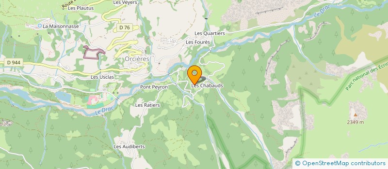 localisation de l'entreprise MADAME NATHALIE ILLI  ORCIERES