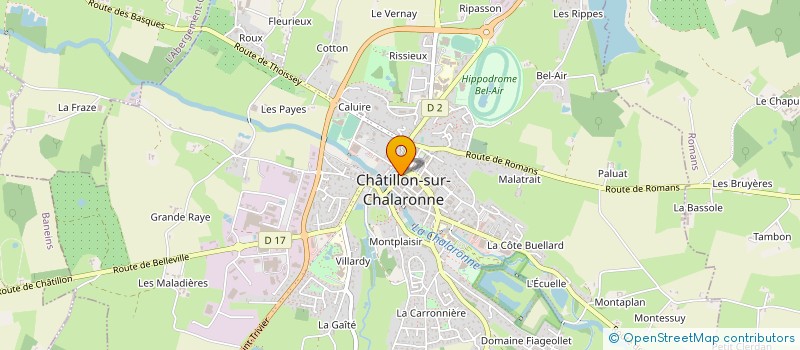 localisation de l'entreprise MADAME NATHALIE INGLESSIS à CHATILLON-SUR-CHALARONNE