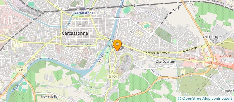 localisation de l'entreprise MADAME NATHALIE ISSARTEL à CARCASSONNE