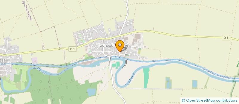 localisation de l'entreprise MADAME NATHALIE JACOB  TOURS-SUR-MARNE