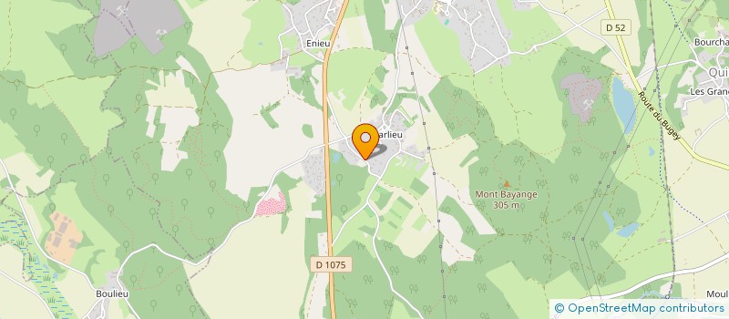 localisation de l'entreprise MADAME NATHALIE JACQUOT  BOUVESSE-QUIRIEU