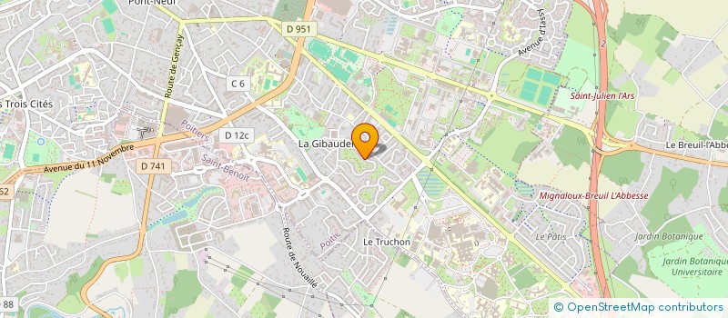 localisation de l'entreprise MADAME NATHALIE JAHN  POITIERS