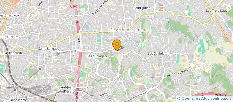 localisation de l'entreprise MADAME NATHALIE JAMME  MARSEILLE
