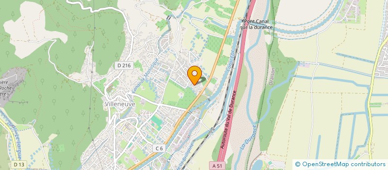 localisation de l'entreprise MADAME NATHALIE JANSSAUD  VILLENEUVE