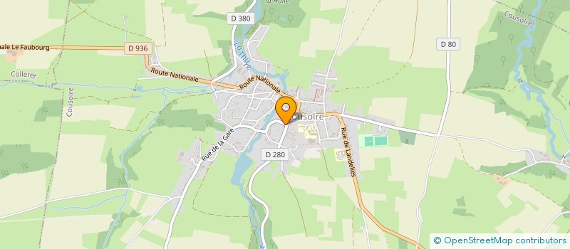 localisation de l'entreprise MADAME NATHALIE JANSSENS  COUSOLRE