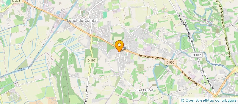 localisation de l'entreprise MADAME NATHALIE JAOUEN  LORIOL-DU-COMTAT