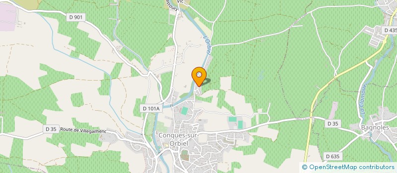 localisation de l'entreprise MADAME NATHALIE JAOUEN  CONQUES-SUR-ORBIEL