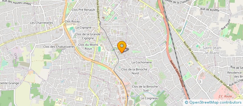localisation de l'entreprise MADAME NATHALIE JAQUES à ORLEANS
