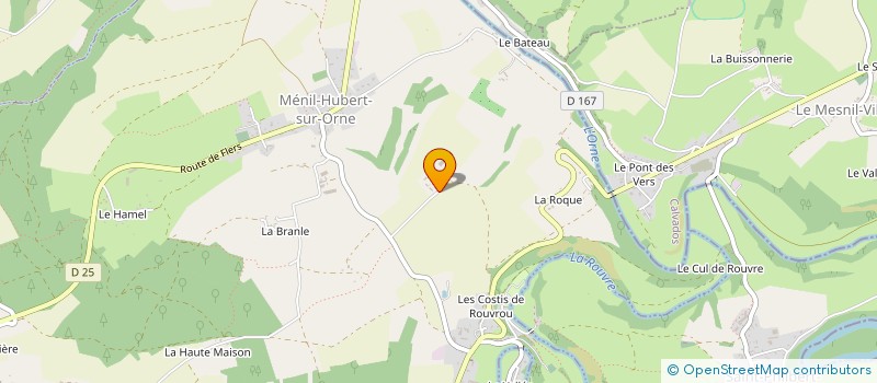 localisation de l'entreprise MADAME NATHALIE JAQUINET à MENIL-HUBERT-SUR-ORNE
