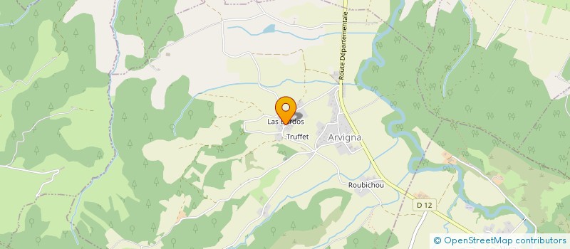 localisation de l'entreprise MADAME NATHALIE JARLETON à ARVIGNA