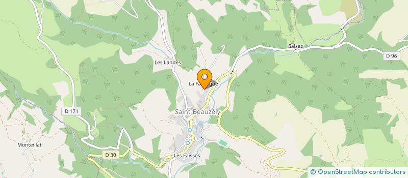 localisation de l'entreprise MADAME NATHALIE JASSERON à SAINT-BEAUZELY