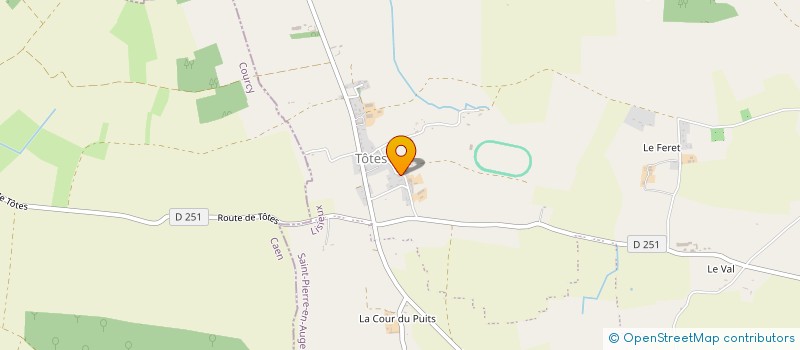 localisation de l'entreprise MADAME NATHALIE JEAN à SAINT-PIERRE-EN-AUGE