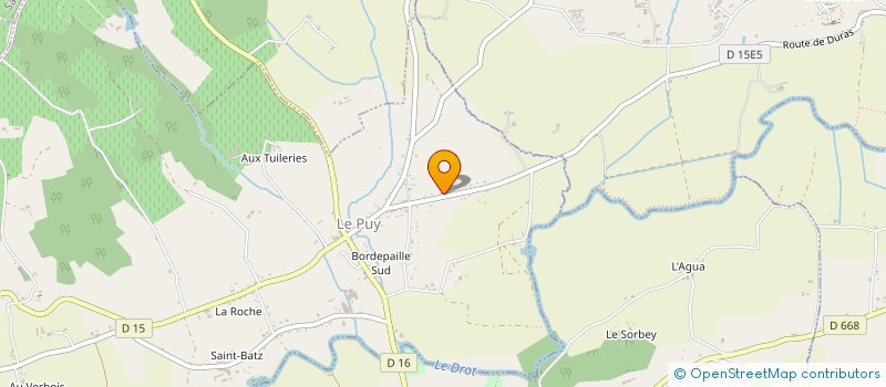 localisation de l'entreprise MADAME NATHALIE JEAN  COURS-DE-MONSEGUR