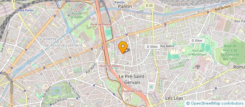 localisation de l'entreprise MADAME NATHALIE JEANLYS  LE PRE-SAINT-GERVAIS