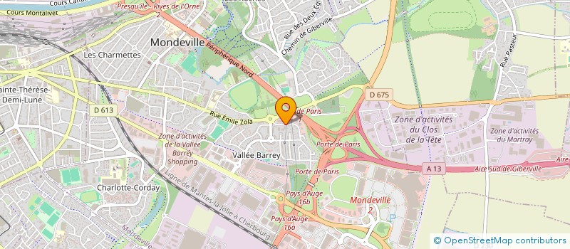 localisation de l'entreprise MADAME NATHALIE JEANNE ROSE  LISIEUX