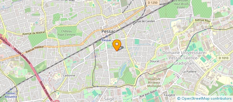 localisation de l'entreprise MADAME NATHALIE JEANNEAU à PESSAC