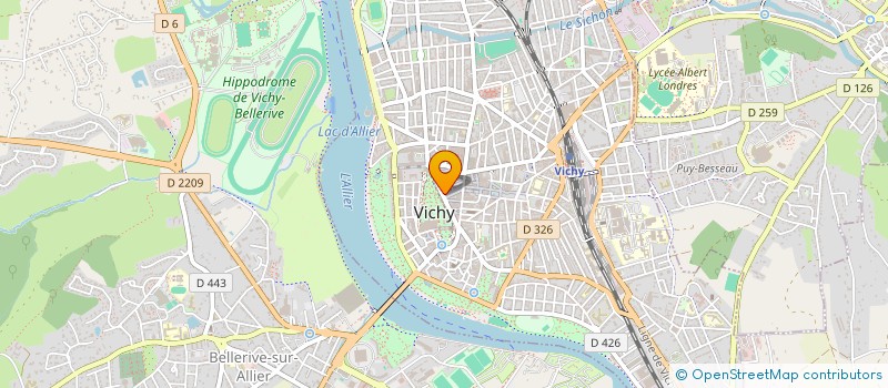 localisation de l'entreprise MADAME NATHALIE JEANTON à VICHY