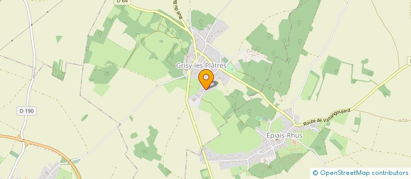 localisation de l'entreprise MADAME NATHALIE JEDRZEJCZAK-REY  GRISY-LES-PLATRES