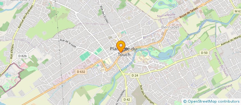 localisation de l'entreprise MADAME NATHALIE JEGADO à PLAISANCE-DU-TOUCH