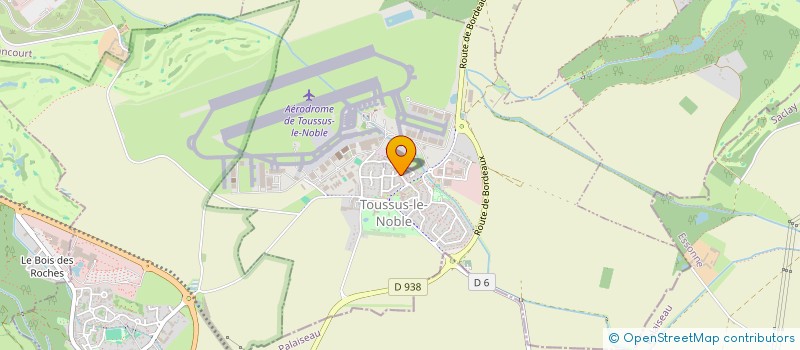 localisation de l'entreprise MADAME NATHALIE JELISEJEFF  TOUSSUS-LE-NOBLE