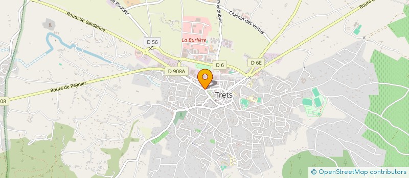 localisation de l'entreprise MADAME NATHALIE JEUNE  TRETS