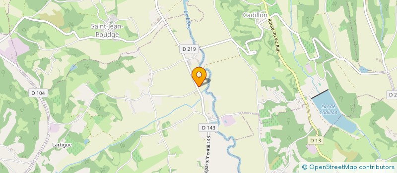 localisation de l'entreprise MADAME NATHALIE JEUNEHOMME  SAINT-JEAN-POUDGE