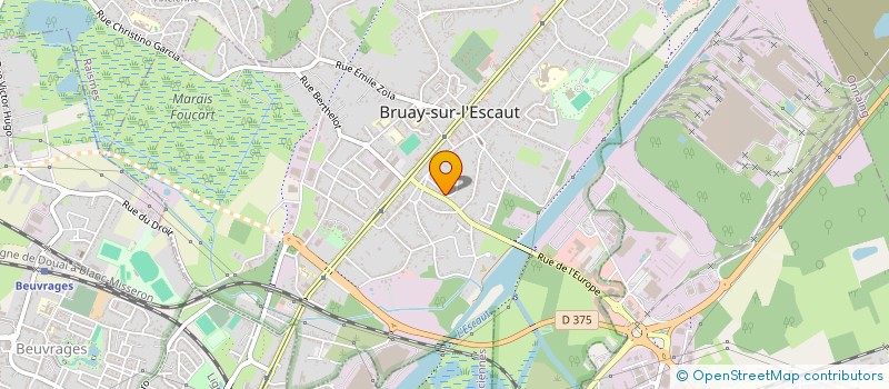 localisation de l'entreprise MADAME NATHALIE JOLY AUTEM  BRUAY-SUR-L'ESCAUT