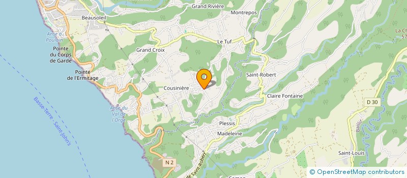 localisation de l'entreprise MADAME NATHALIE JORIS  VIEUX-HABITANTS
