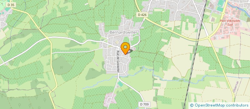 localisation de l'entreprise MADAME NATHALIE JOST  BERNARDSWILLER