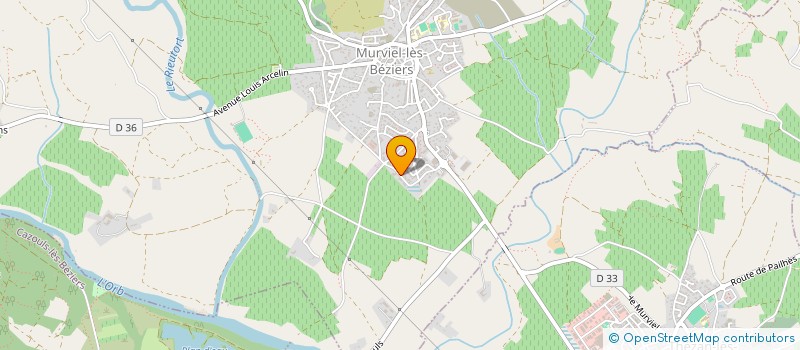 localisation de l'entreprise MADAME NATHALIE JOUANNE  MURVIEL-LES-BEZIERS