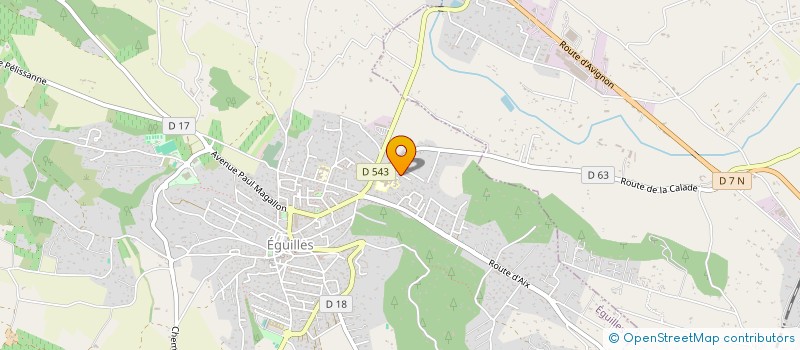 localisation de l'entreprise MADAME NATHALIE JOUGLA  EGUILLES