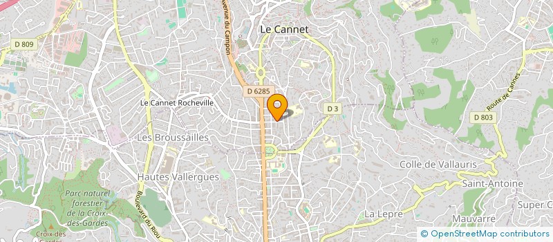 localisation de l'entreprise MADAME NATHALIE JOUHANNET à LE CANNET