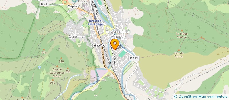 localisation de l'entreprise MADAME NATHALIE JOULIN à TARASCON-SUR-ARIEGE