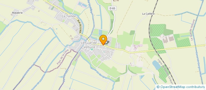 localisation de l'entreprise MADAME NATHALIE JOUNIAUX  LE GUE-DE-VELLUIRE