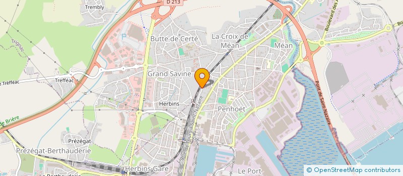localisation de l'entreprise MADAME NATHALIE JOURDAN à SAINT-NAZAIRE
