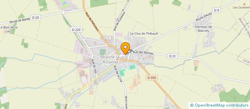localisation de l'entreprise MADAME NATHALIE JUBAULT  BEAUNE-LA-ROLANDE