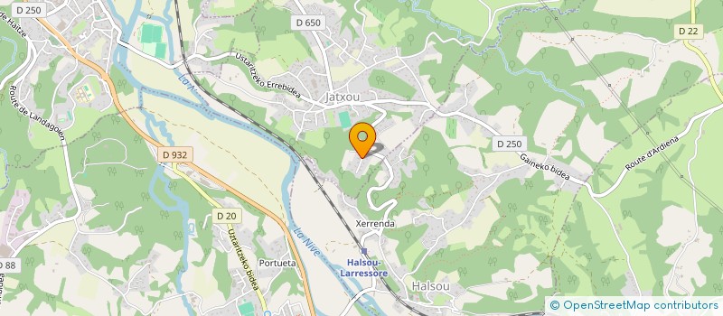 localisation de l'entreprise MADAME NATHALIE JUBERA  JATXOU